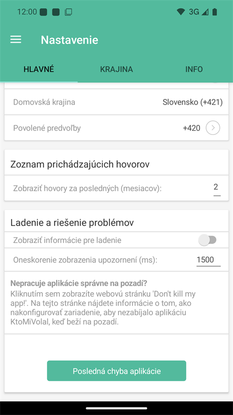 Ladenie a riešenie problémov